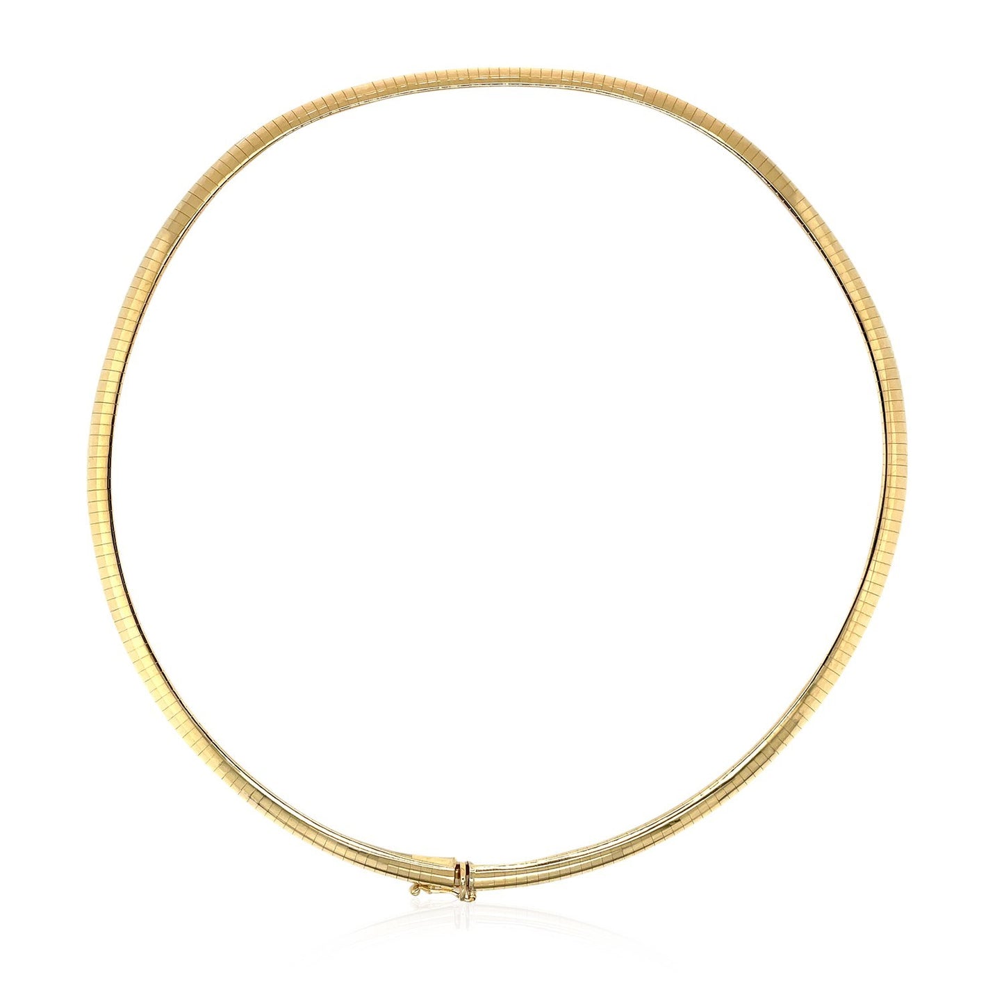 14k Yellow Gold Classic Omega Style Chain (6 mm)