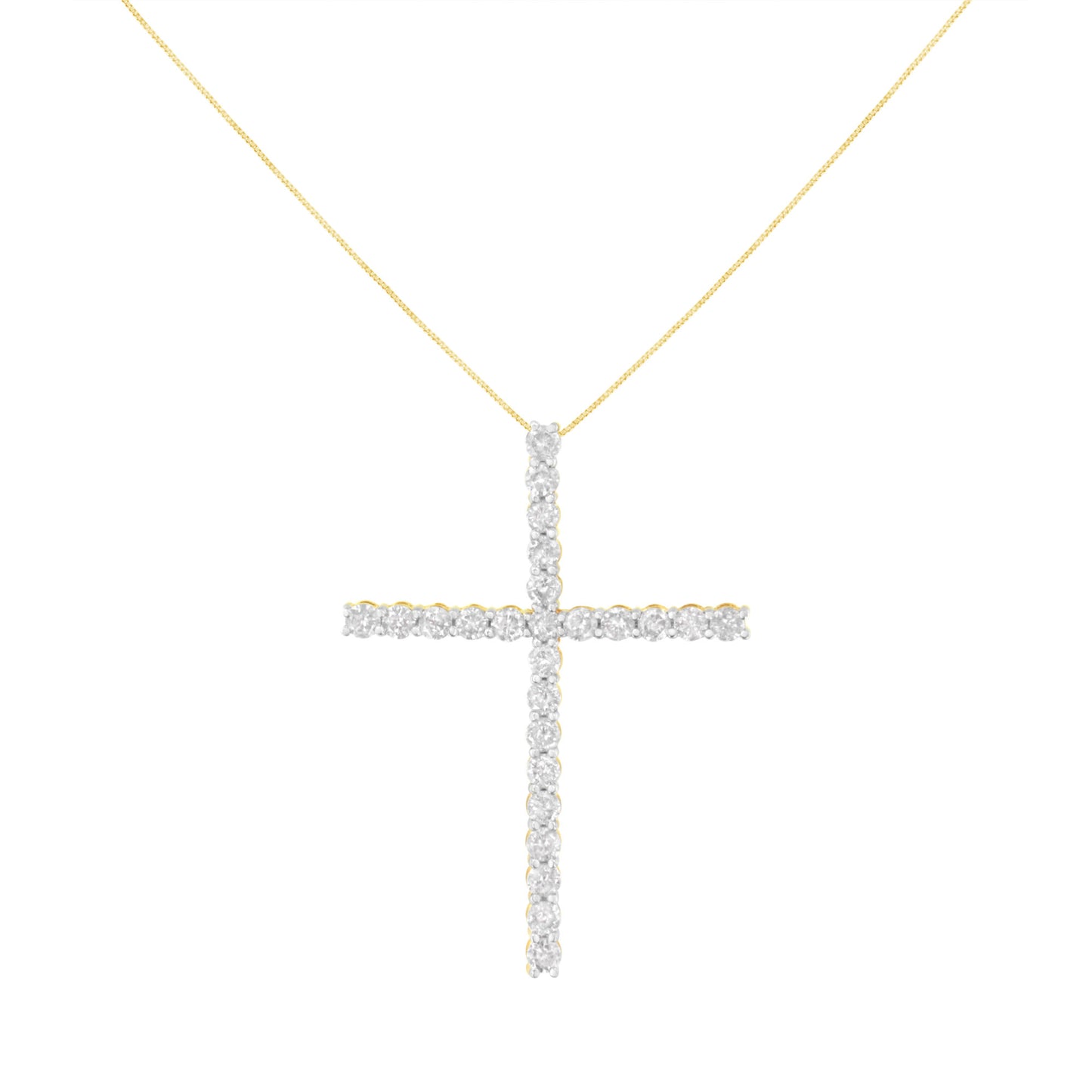 womens diamond cross pendant necklace