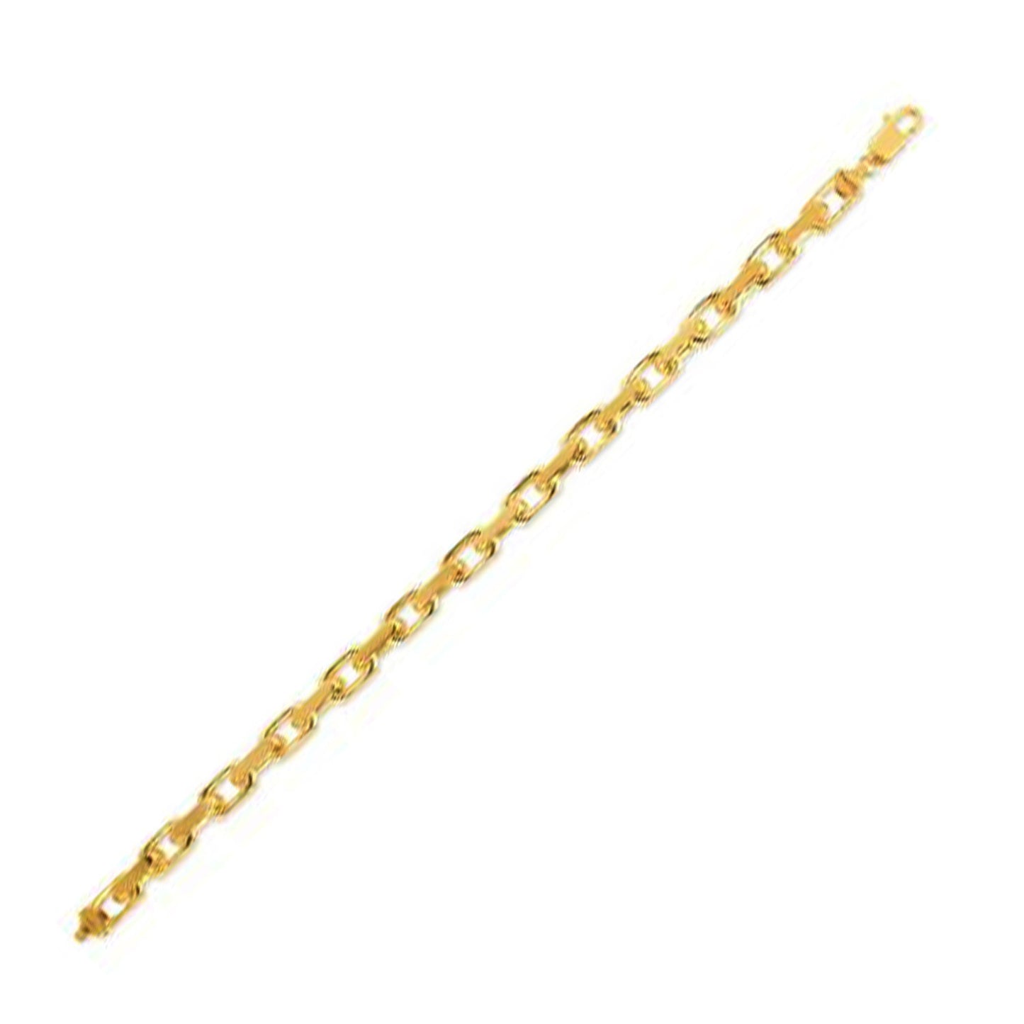 14k Yellow Gold French Cable Link Chain (6.10 mm)