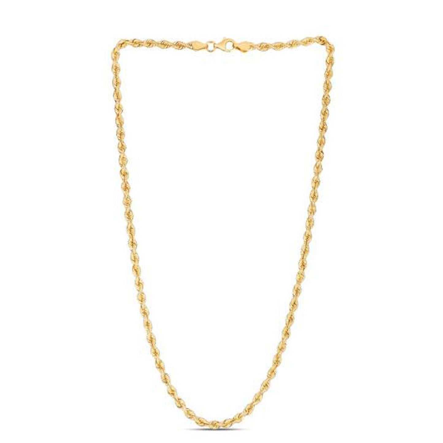 14k Yellow Gold Light Rope Chain (3.70 mm)