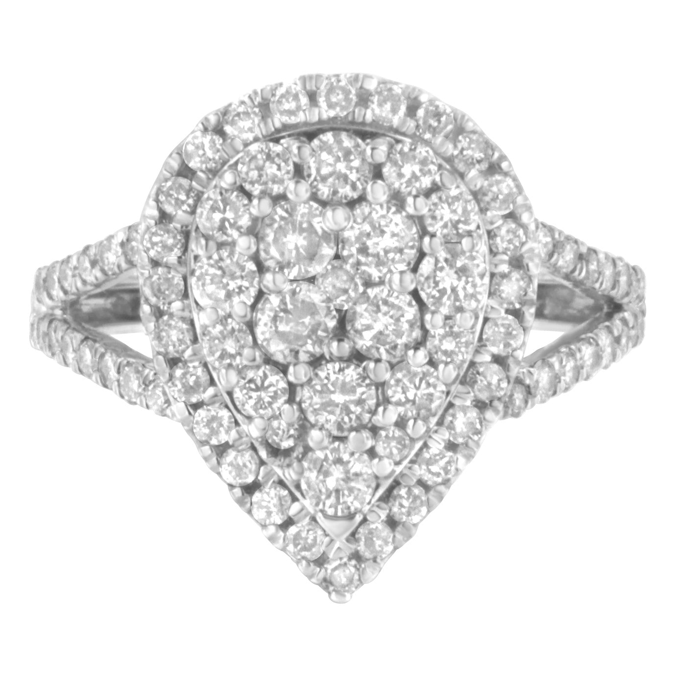 diamond cluster ring